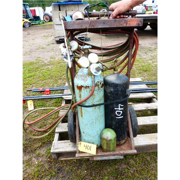 Cutting Torch and Bottles
