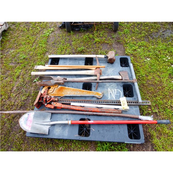 52" Jackall, Spade, Axe, Sledge Hammer and Pick