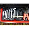 Image 2 : Small Tool Box 1/4" & 3/8" Drive Sockets and Combination Wrenches