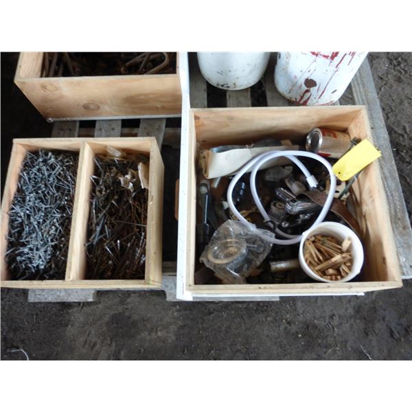 Nails and Box of Bolts