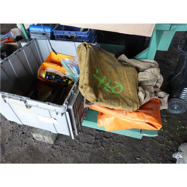 Tarps, Fish Sticks and Hooks