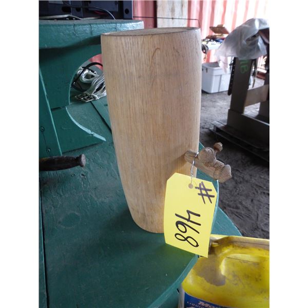 Solid Wood Barrel 10"