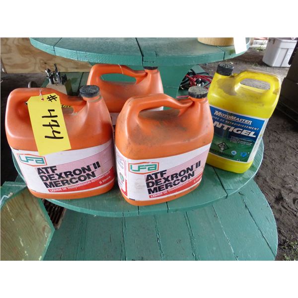 3- Jugs ATF and Antifreeze