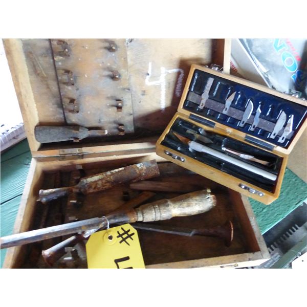 Saw Blades, Chisels and Knife Set