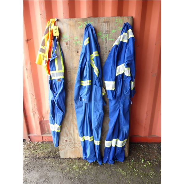 3- Coveralls (XL, 2XL and 54)
