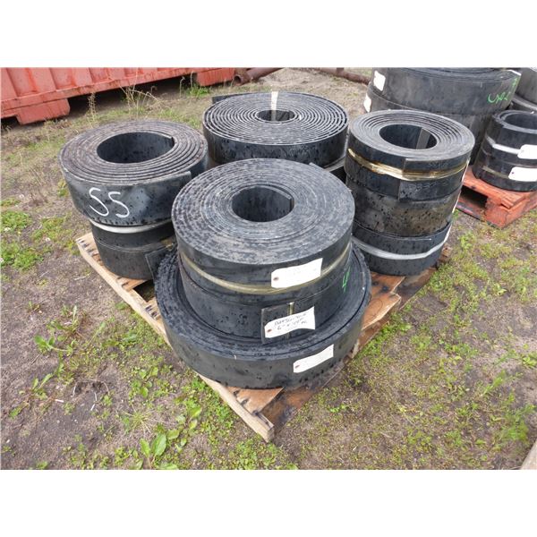 Pallet of Rubber Belts