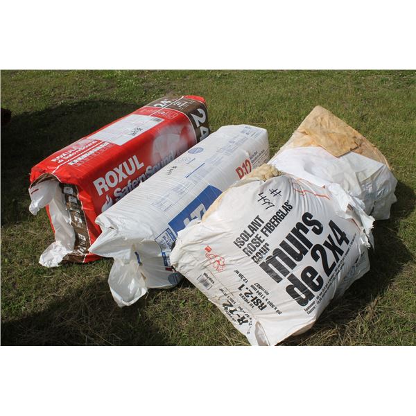 3- Bags of Insulation (Selling All Together)