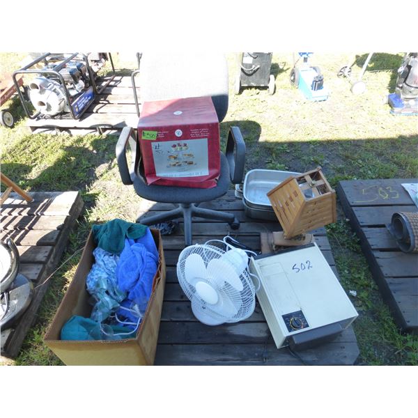 Fan, Cake Plate Ensemble, Roaster, Humidifier and Lamp