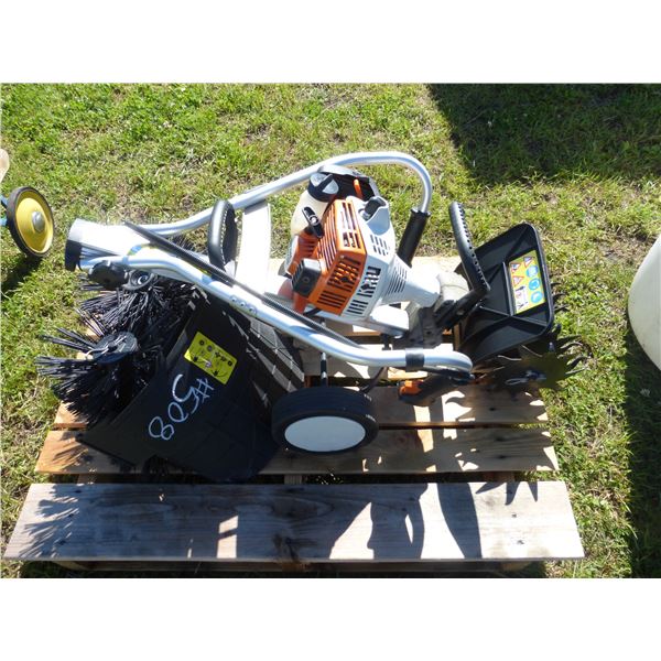 Brand New Sthil Sweeper, Rototiller Combo (Runs Good)