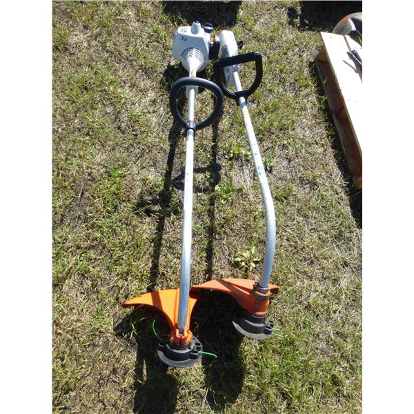 2- Stihl Weeders (1- Gas and 1 Elec.)