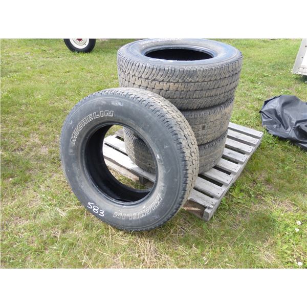 4- Used Michelin Tires LT275/70R18's