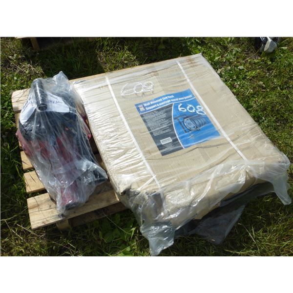 Tire Rack and Gas Blower