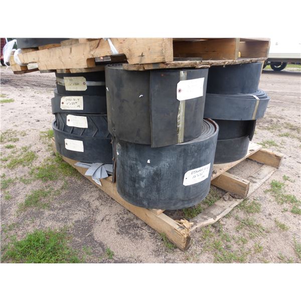 Pallet of Rubber Belts