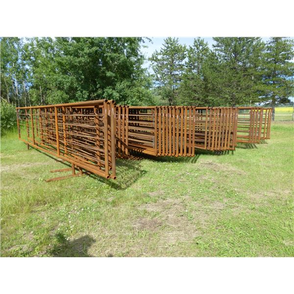 5- 24' Free Standing Panels, To Be Loaded in Order of the Pile (So Much Each x5)