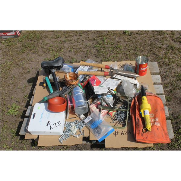 Bike Seat, Copper, First Aid Kit and Misc.