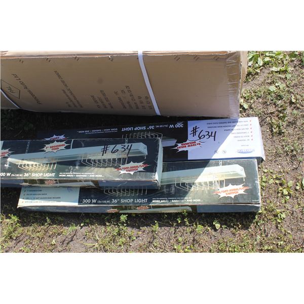 3- 300 Watt 36" Fixtures