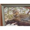 Image 2 : Original Painting on Canvas: Leopard in a Tree, Signed Brian Scott-Dawkins 42"x31"