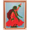 Image 1 : Original Painting: Hula Dancer 'A'a Ika Hula' Signed Shannon Weaver 2006  31"x41"