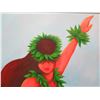 Image 2 : Original Painting: Hula Dancer 'A'a Ika Hula' Signed Shannon Weaver 2006  31"x41"