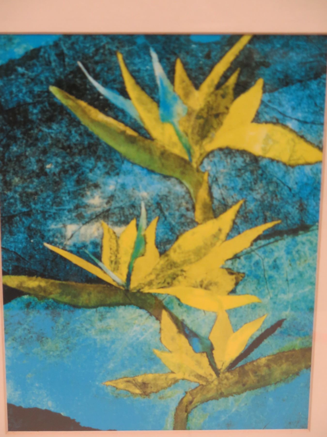 Bird Of Paradise Hawaii Artwork Framed Matted 19 x23 bird-of-paradise-hawaii-artwork-framed-matted-19-x23