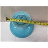 Image 8 : Blue Glazed Crackled Ceramic Ginger Jar w/ Lid by Wayne Turl, Oahu 10" Dia, 16"H