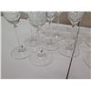 Image 2 : Qty 8 Stemmed Champagne Flutes & 4 Wine Glasses