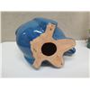 Image 4 : Gold Colored Piggy Bank w/ Asian Markings, Blue Fish & Elephant Plant Holder