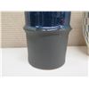 Image 3 : Qty 5 Decorative Vases: SoHa Tall Vase w/ Matching Smaller, Threshold, Blue Fountain