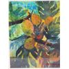 Image 2 : Bread Fruits - Ulu Hawaii Artwork Wood Framed & Matted 19"x23"