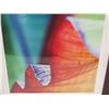 Image 2 : Abstract Artwork Numbered 433/450 Signed Joy Doherty in Wood Frame 23"x23"