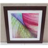 Image 1 : Abstract Artwork Numbered 267/450 Signed Joy Doherty in Wood Frame 23"x23"