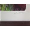 Image 4 : Abstract Artwork Numbered 267/450 Signed Joy Doherty in Wood Frame 23"x23"