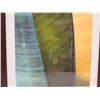 Image 2 : Abstract Artwork Numbered 163/450 Signed Joy Doherty in Wood Frame 23"x23"