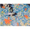 Image 2 : Haku with Orange Orchids Artwork Numbered 3/250 Signed Boloker 22"x18"