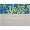 Image 3 : Haku with Orange Orchids Artwork Numbered 3/250 Signed Boloker 22"x18"
