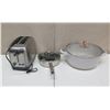 Image 1 : Spectrum Brands Toaster TR2400SD, Induction 18/10 Egg Pan & Masterclass Pot w/ Lid
