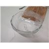 Image 11 : Mikasa Glass Bowl w/ Cut-Out Design, Bee & Willow Cutting Board, Stone Rolling Pin, etc