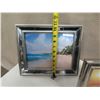 Image 14 : Qty 9 Metal & Marble Photo Frames w/ Hawaii Landscape Artwork, Misc Sizes
