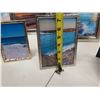 Image 17 : Qty 9 Metal & Marble Photo Frames w/ Hawaii Landscape Artwork, Misc Sizes