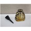 Image 2 : Leopard Motif Glass Perfume Bottle w/ Stopper Signed by Artist Correia 38491