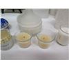 Image 10 : Misc Bath Accessories: Soap Pumps, Toothbrush Holders, Mirrored Tray, Candles, etc