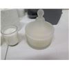 Image 8 : Misc Bath Accessories: Soap Pumps, Toothbrush Holders, Mirrored Tray, Candles, etc