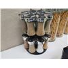 Image 11 : Misc Kitchen Storage: Airtight Pasta Jars, Spice Rack, etc & Multiple Bath Salt Bottles
