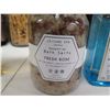 Image 4 : Misc Kitchen Storage: Airtight Pasta Jars, Spice Rack, etc & Multiple Bath Salt Bottles