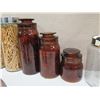 Image 8 : Misc Kitchen Storage: Airtight Pasta Jars, Spice Rack, etc & Multiple Bath Salt Bottles