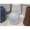 Image 7 : Qty 8 Vases & Decorative Containers Misc Sizes & Designs w/ Woven Tray