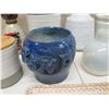 Image 8 : Qty 8 Vases & Decorative Containers Misc Sizes & Designs w/ Woven Tray
