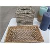 Image 2 : Multiple Candles & Votive Holders, Wicker Baskets & Trays, Soaps & Lotions, etc