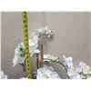 Image 19 : Qty 4 Potted Artificial Flower Plants: Orchids, Berries, Ferns, etc