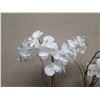 Image 2 : Qty 4 Potted Artificial Flower Arrangements: Orchids, Leaves, Ferns, etc
